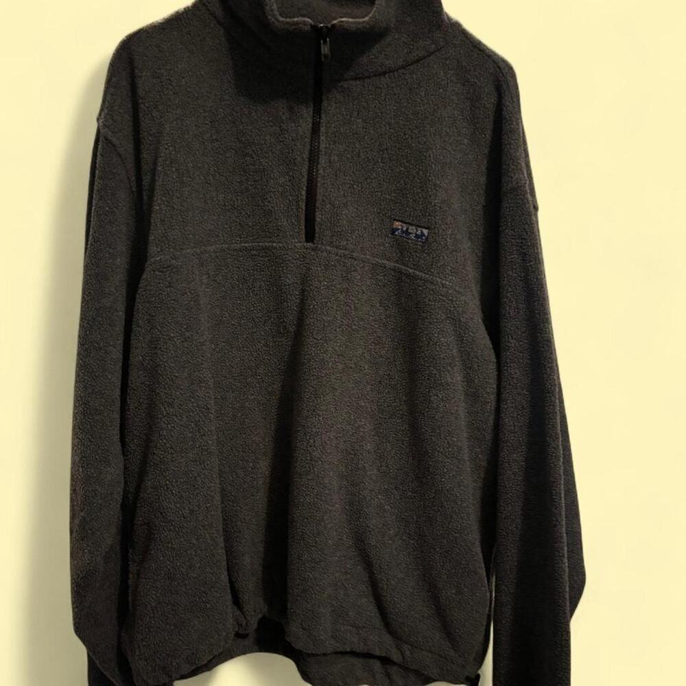 Eddie bauer grey quarter zip